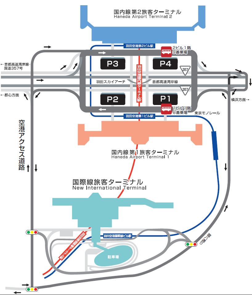 voyage japon aeroport japonais haneda 