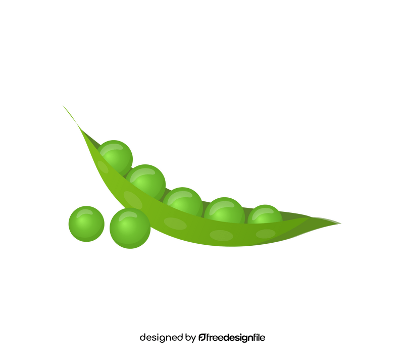 Peas cartoon clipart