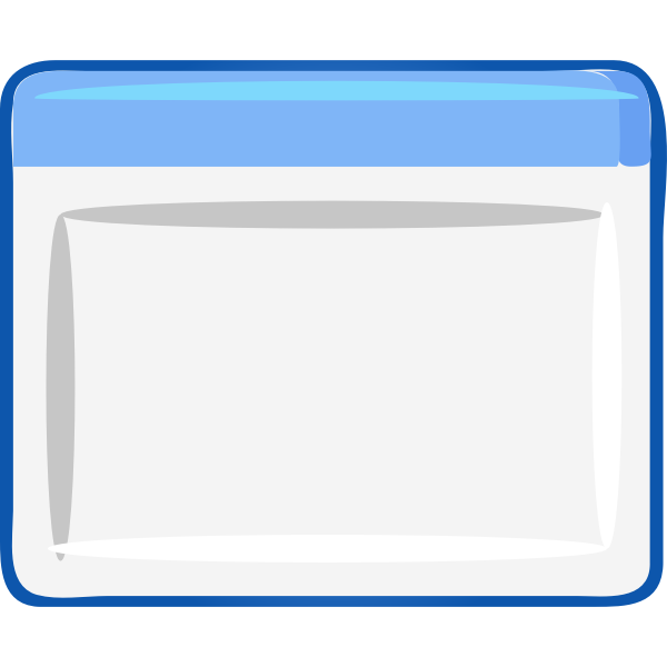 Computer window icon vector image