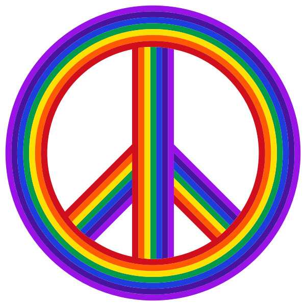 Peace Sign Rainbow