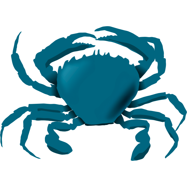 Vector image of blue crab