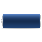 Cylinder battery vector drawing