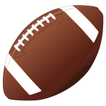 American football ball vector image