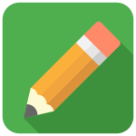 Pencil icon vector illustration