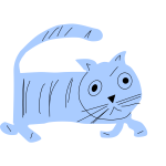 Cat cartoon clip art (#3)