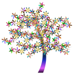 Colorful Floral Tree