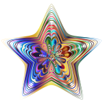 Prismatic Star Line Art 6 No Background