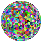 Prismatic Low Poly Sphere