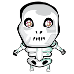 Skeleton vector image