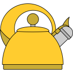 Yellow teapot