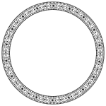 Decorative Ornamental Round Frame