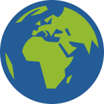 Earth simple icon