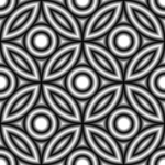 Gray circle pattern