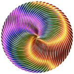 Chromatic swirls in a circle