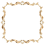 Vintage Frame Derivative Gold No Background