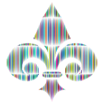 Fleur De Lis Stylized Prismatic