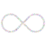 Floral Infinity Symbol Prismatic