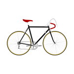 Flat design Race Bicycle