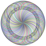 Prismatic Geometric Radial Line Art II