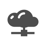 Cloud storage icon