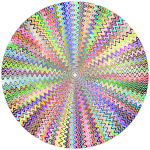 Dense Stylized Starburst Chromatic