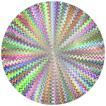 Dense Stylized Starburst Type II Chromatic No BG