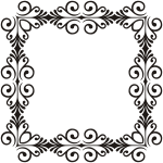 Art Deco Style Flourish Frame 11