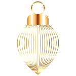 Gold Christmas Ornament