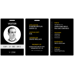 ID Card Black - Font to path