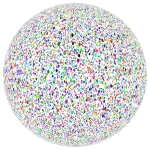 Dense Circles Prismatic Orb No BG