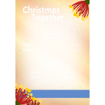 Christmas poster template