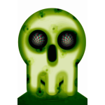 Green skull