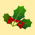 holly leaves and berries