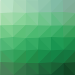 Green polygonal pattern