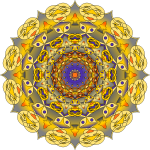 160309 purple and gold mandala