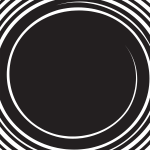 Black circle swirl effect