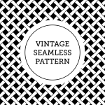 Black and white vintage pattern