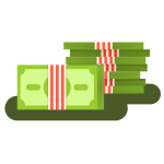 Stash of cash clip art