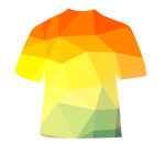 T-shirt color low poly