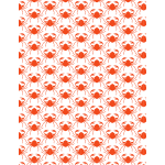 Crabs seamless pattern