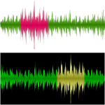 Vector graphics of a musical equalizer