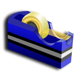 Tape dispenser vector image