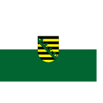 Flag of Saxony vector image