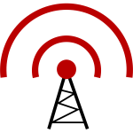 Wireless transmitter vector illustration