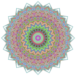 Abstract Pastel Mandala