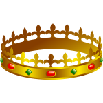 Royal crown vector image