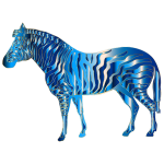 Aquamarine  Zebra