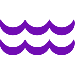 Violet Aquarius symbol