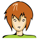 Emo boy avatar vector image