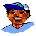 Child with baseball cap